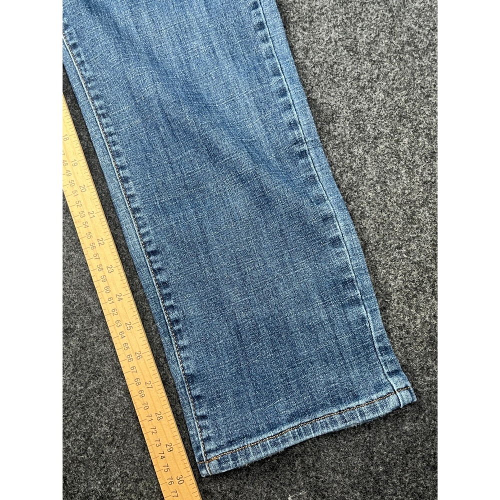 Lucky Brand 221 Straight Leg Jeans Mens 34x32 Medium Wash Blue Denim Y2K Fade - Picture 9 of 12